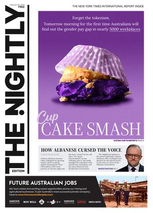 The front page of The Nightly for 26-02-2024