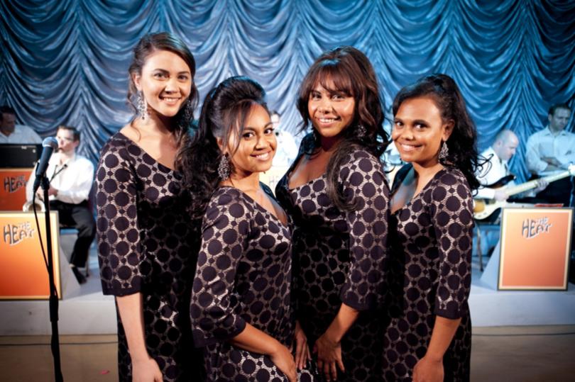 09/09/2011 ARTS: Undated publicity pic of cast members (L-R)  Shari Sebbens, Jessica Mauboy, Deborah Mailman and Miranda Tapsell from the production 'The Sapphires'. Pic. Supplied