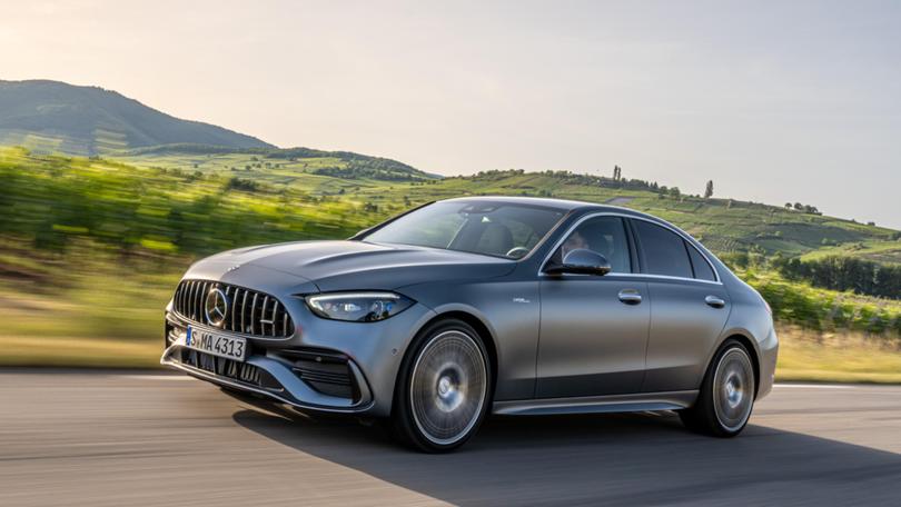 The new C43 ditches the old twin-turbo V6 for an electrified turbo four. 