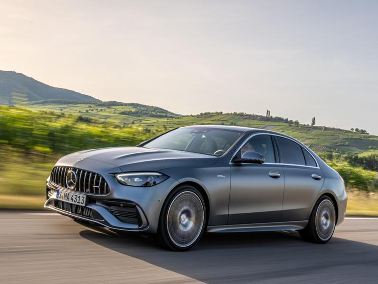 The new C43 ditches the old twin-turbo V6 for an electrified turbo four. 