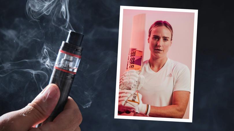 A group of Australian influencers that includes the likes of Ellyse Perry will be leading a campaign to tell youth not to vape. 