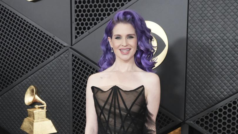 Kelly Osbourne arrives at the 66th annual Grammy Awards on Sunday, Feb. 4, 2024, in Los Angeles. (Photo by Jordan Strauss/Invision/AP)