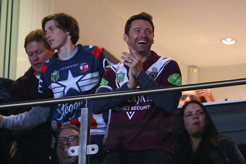 Hugh Jackman is a long-time Manly fan.