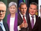 Anthony Albanese and Cabinet members Penny Wong, Jim Chalmers, Chris Bowen and Richard Marles.