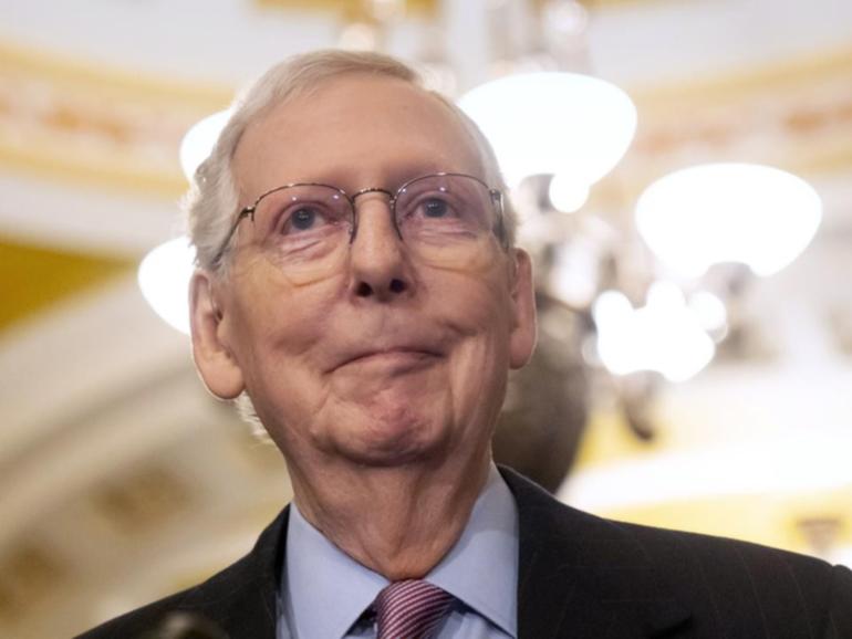 Mitch McConnell says he'll step down as US Senate Republican leader in November.