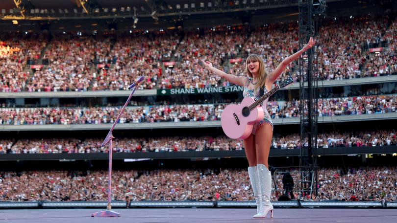 Swift played to a whopping 288,000 fans over three nights at the MCG.