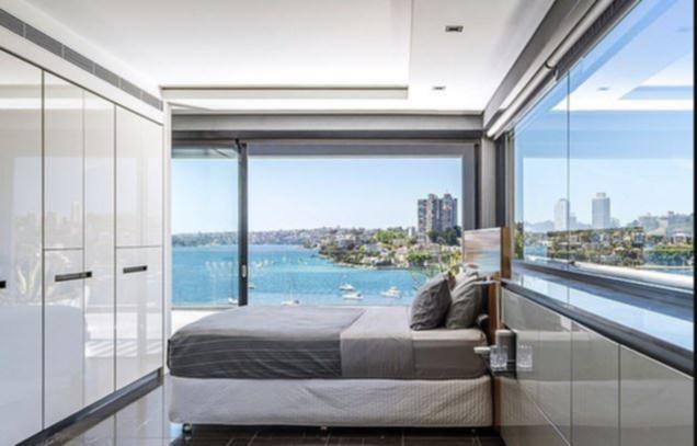 The view from their Elizabeth Bay investment property.