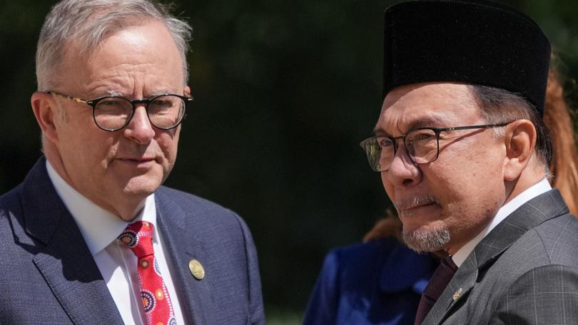 Anthony Albanese and Malaysia Prime Minister Anwar Ibrahim.