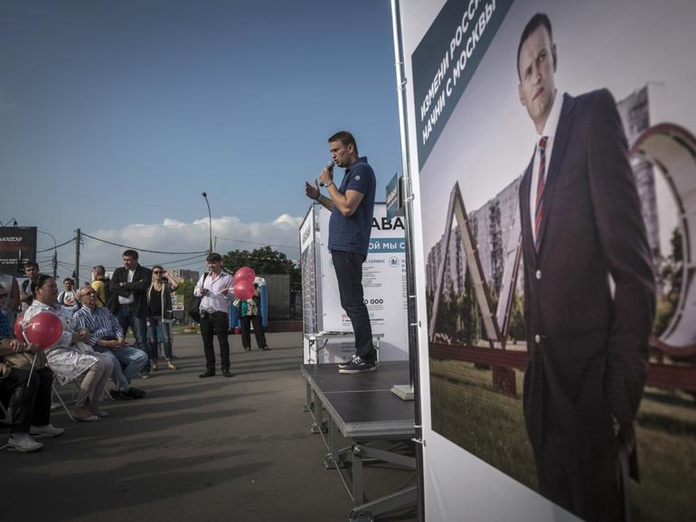 The Russian authorities vilified the opposition leader Aleksei A. Navalny.

