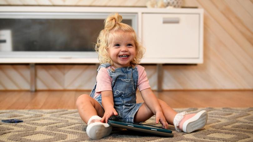 Callum Walley, father to 19-month-old Elizabeth, said there were times when she was more settled if watching TV but it was difficult to know how much screen time was too much.