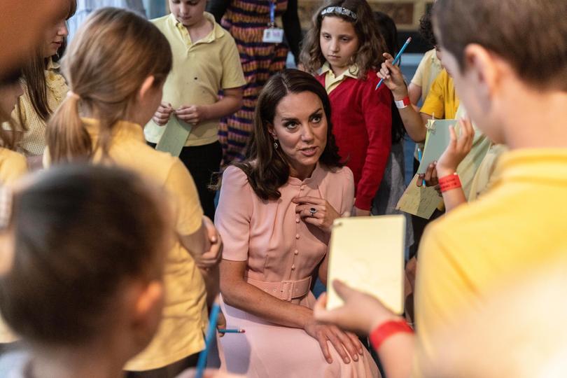 Kate during a visit to open the Young V&A museum in Bethnal Green in 2023. 