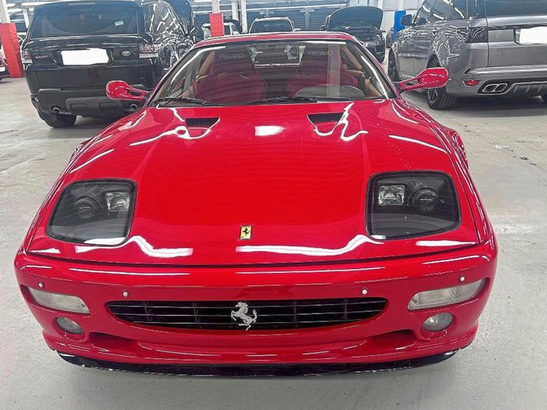 The Ferrari stolen from former Formula One driver Gerhard Berger 28 years ago.