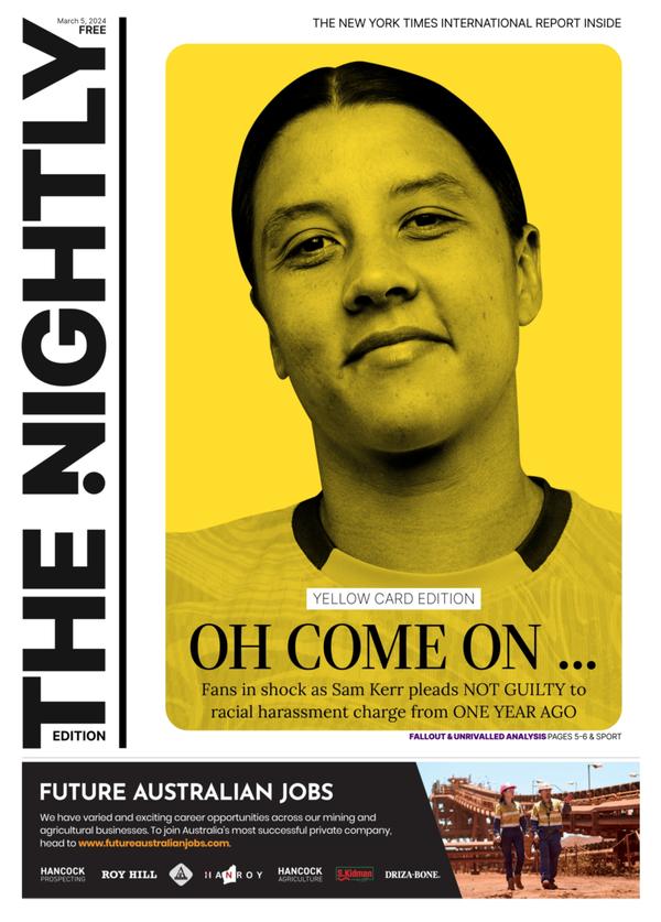 The front page of The Nightly for 05-03-2024