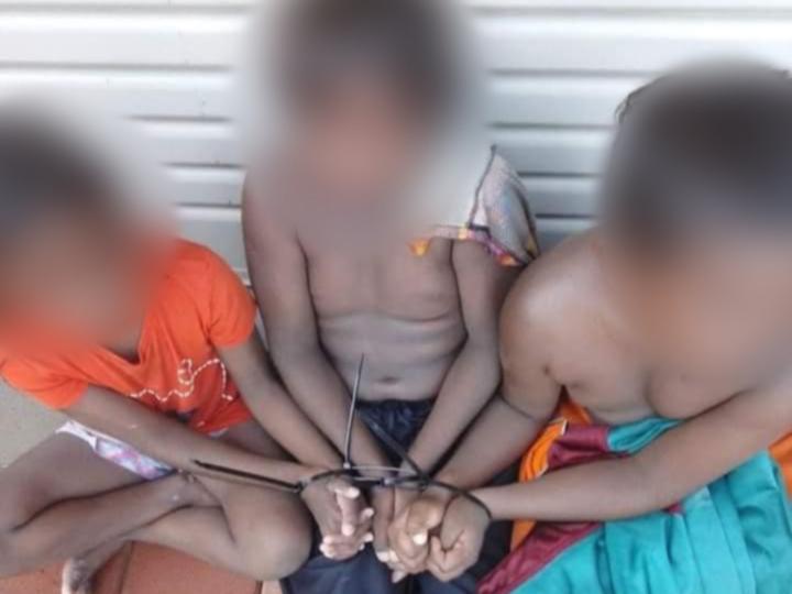 A man has been charged for allegedly tying up three kids at  a Broome house