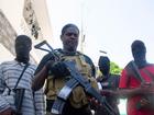 Armed gang leader Jimmy "Barbecue" Cherisier and his men in Port-au-Prince,