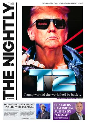 The front page of The Nightly for 06-03-2024