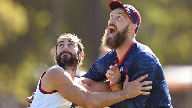 Brodie Grundy and Max Gawn will face-off for the first time since Grundy left Melbourne.