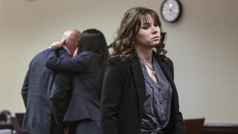 Rust movie armourer Hannah Gutierrez-Reed has been found guilty involuntary manslaughter. (AP PHOTO)