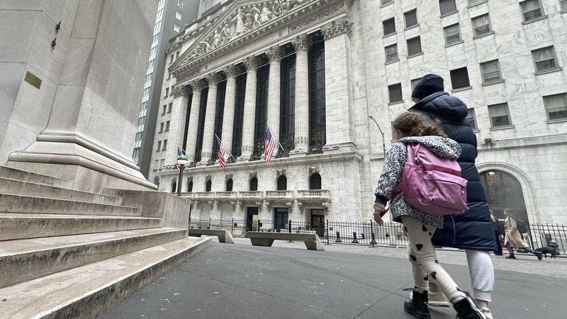 Wall Street has climbed ahead of expected rate cuts.