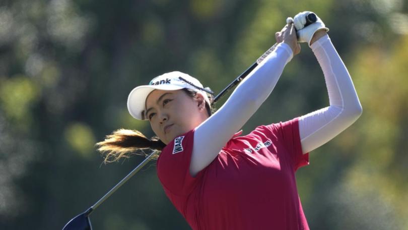 Australia's Minjee Lee leads the first round of the LPGA's Blue Bay event in Hainan Island, China. 