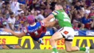 Hudson Young has been  fined for his late shot on Kalyn Ponga.