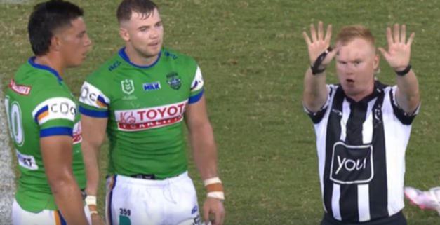 Hudson Young has been  fined for his late shot on Kalyn Ponga.