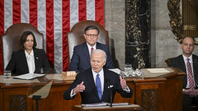 President Joe Biden delivers the State of the Union address.