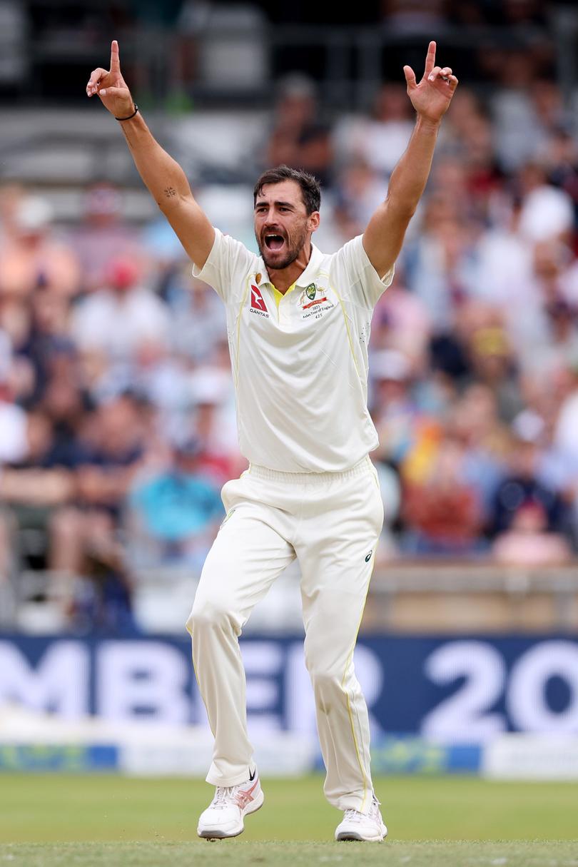 Mitchell Starc has gone past Dennis Lillee’s Test wickets tally.