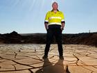 Spartan Resources boss Simon Lawson at the Dalgaranga Gold Project in WA's Murchison Region.