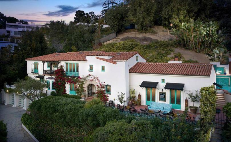 The Spanish Colonial-style home in LA was purchased for Di Caprio's mother.