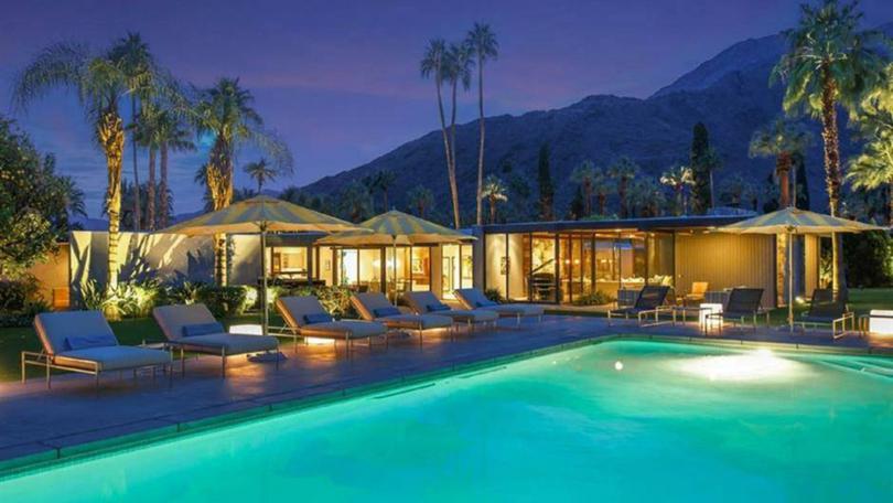 Di Caprio's Palm Springs retreat.