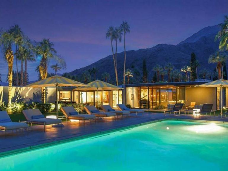Di Caprio's Palm Springs retreat.