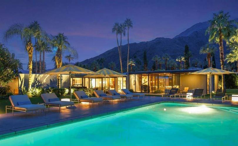 Di Caprio's Palm Springs retreat.