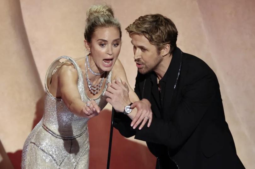 Emily Blunt and Ryan Gosling.