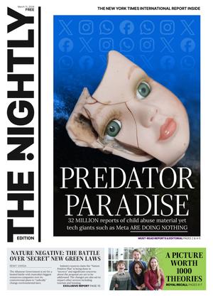The front page of The Nightly for 11-03-2024