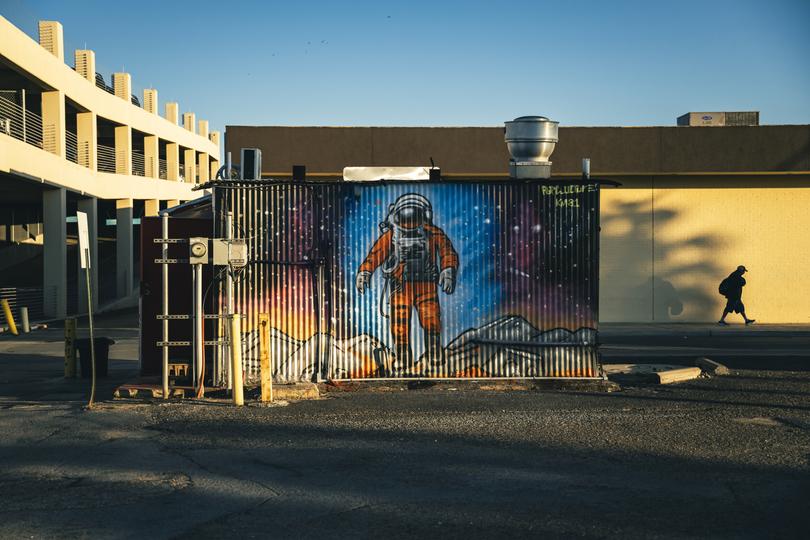 A mural in Brownsville, Texas, on Feb. 20, 2024, a city near SpaceXs launch site and the recipient of millions of dollars from the Musk Foundation. After making billions in tax-deductible donations to his philanthropy, the owner of Tesla and SpaceX gave away far less than required in some years  and what he did give often supported his own interests. (Meridith Kohut/The New York Times)