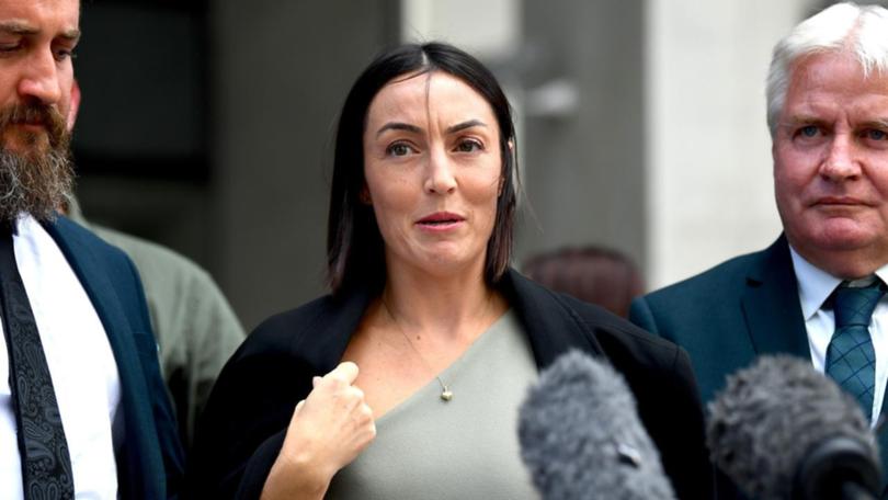 Danielle Carroll said outside court that justice had not been done for her sister and family.