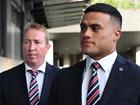 Roosters coach Trent Robinson is standing by prop Spencer Leniu, saying the player is not a racist. (Dean Lewins/AAP PHOTOS)