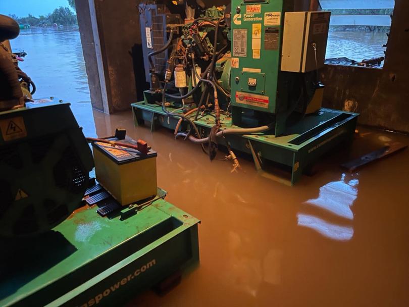 A photo of the flooding in Rawlinna overnight.