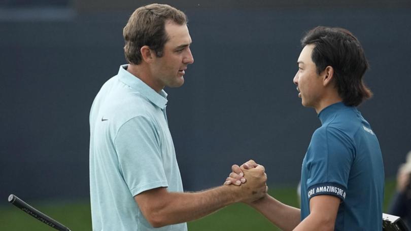 Min Woo Lee predicts stopping Scottie Scheffler going back-to-back at The Players will be difficult. (AP PHOTO)