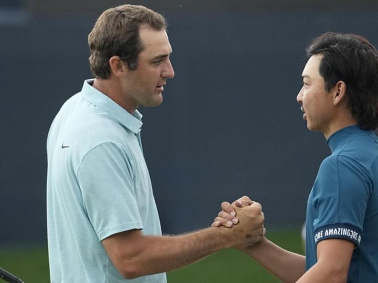 Min Woo Lee predicts stopping Scottie Scheffler going back-to-back at The Players will be difficult. (AP PHOTO)