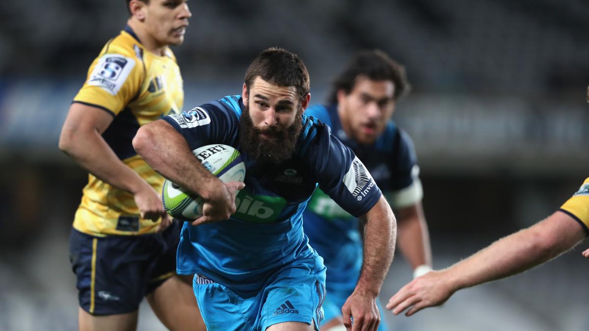 First NZ professional rugby player, former Auckland Blue Billy Guyton ...