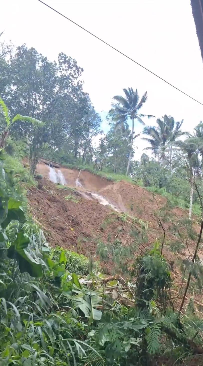 An Australian woman is among two tourists who have been killed in Bali after heavy rain triggered a landslide that swept away their villa. sekilasinfo_tabanan/instagram