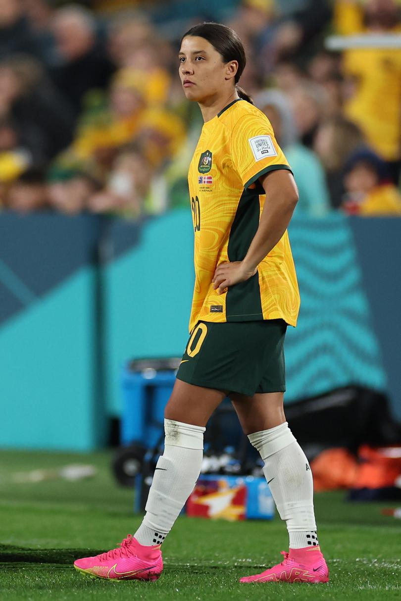 Sam Kerr of Australia. 