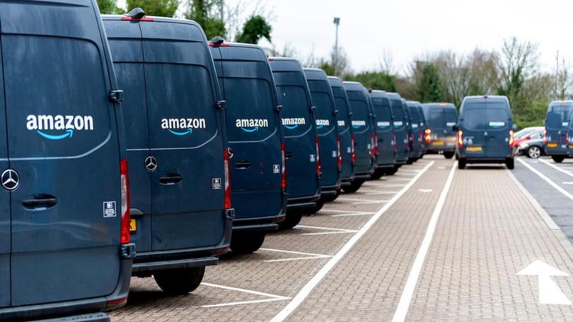 Amazon will expand its local delivery network in Australia, but won't yet be using electric vans. (N)