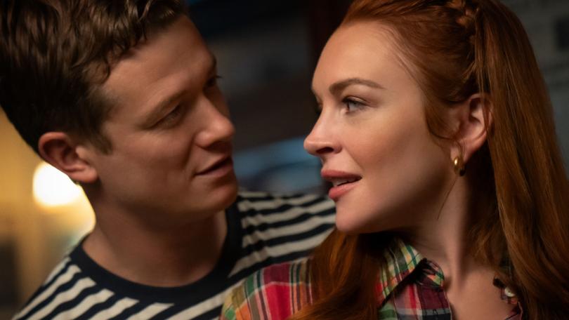 Irish Wish, (L to R) Ed Speleers as James Thomas and Lindsay Lohan as Maddie Kelly.