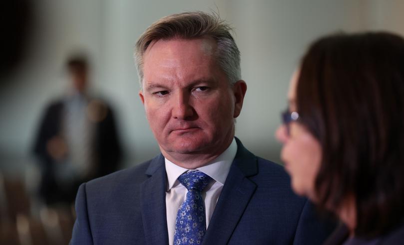 WA Premier Roger Cook has convened WA’s first Energy Transition Summit at the Perth Exhibition Convention Centre. Pictured is federal minister for climate change Chris Bowen and federal minister for resources Madeleine King at the event