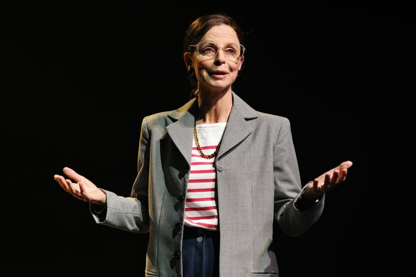 Heather Mitchell as Ruth Bader Ginsburg in RBG: Of Many, One