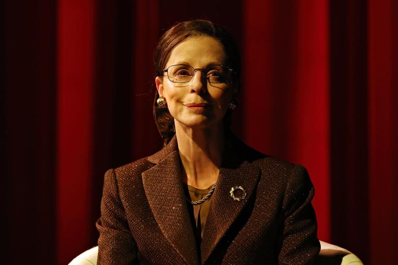 Heather Mitchell as Ruth Bader Ginsburg in RBG: Of Many, One