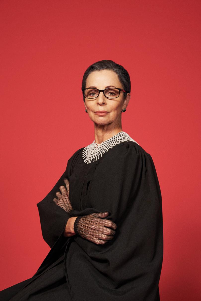 Heather Mitchell as Ruth Bader Ginsburg in RBG: Of Many, One. 